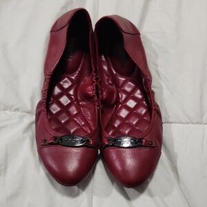 Michael Kors Women's Red Ballet Flats